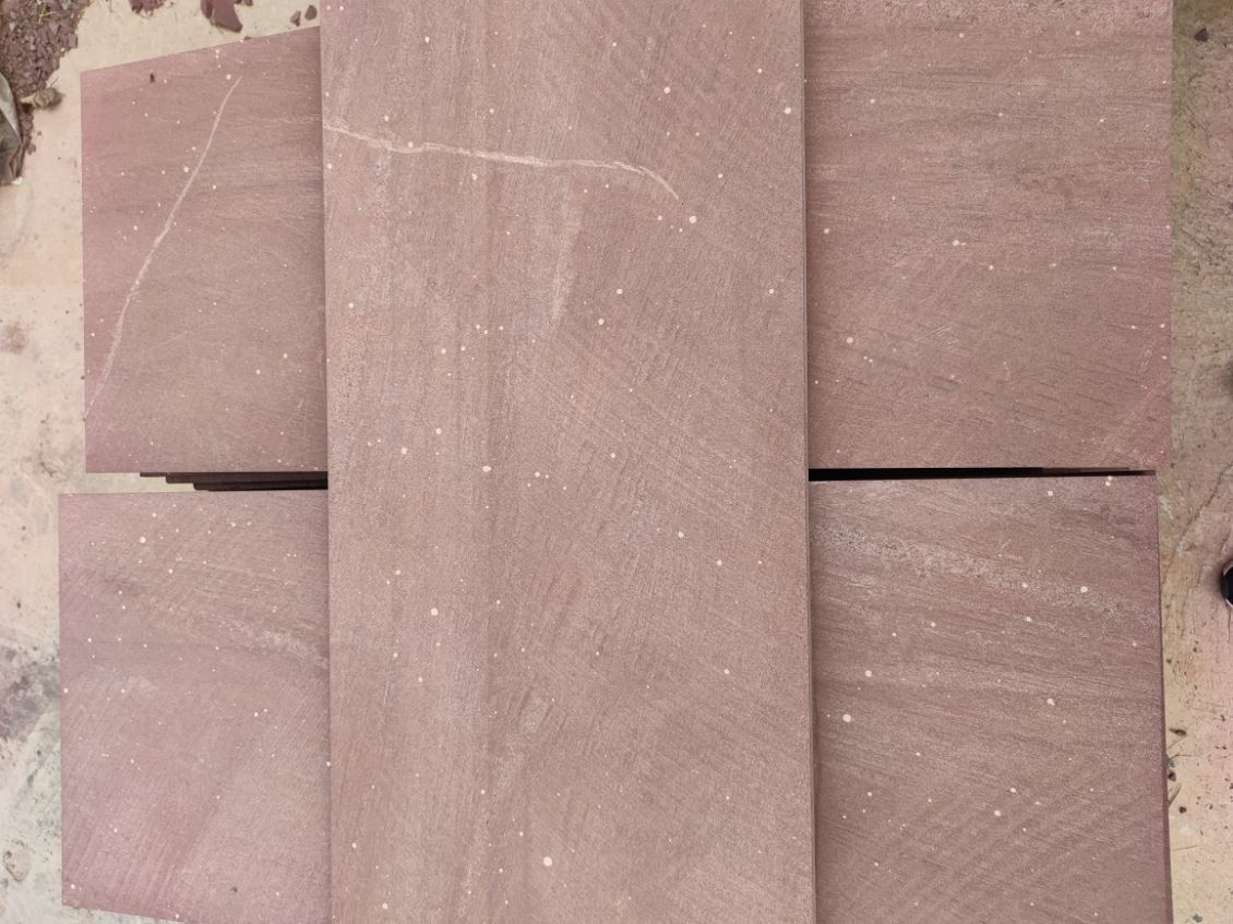 河北红砂岩厂板材用作装修的优势